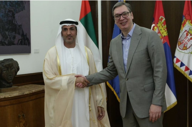 Predsednik Vučić se sastao sa ministrom odbrane Ujedinjenih Arapskih Emirata